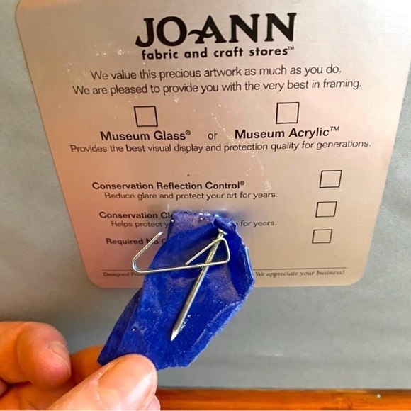 VINTAGE Italian Framed Tapestry – Madonna and Child – 15 1/4” x 14 3/4” - Picture 7 of 10